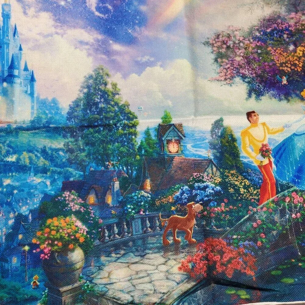 Cinderella Princess Sham Pillowcase Throw Accent Pillow Cushion Cover Home Decor